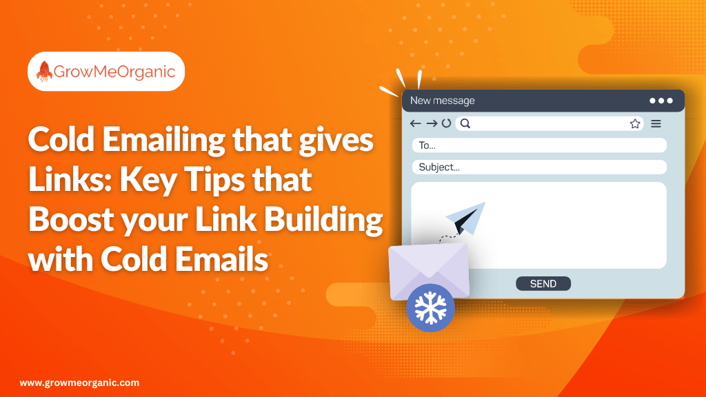 Link building with cold emails