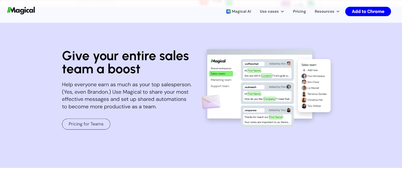 Best Outbound Sales Software:- Magical