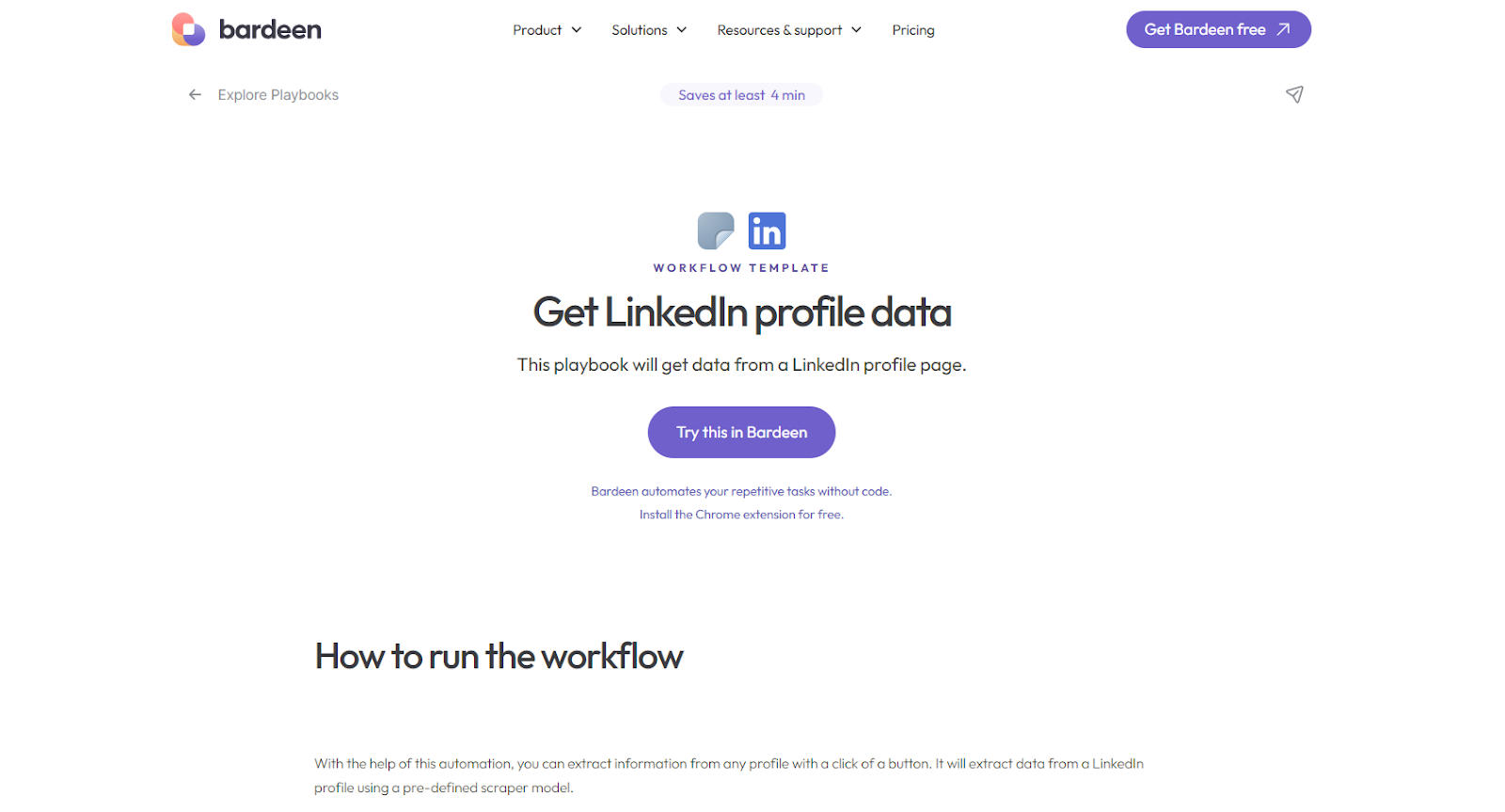 Top LinkedIn Profile Scraper Tools:- Bardeen