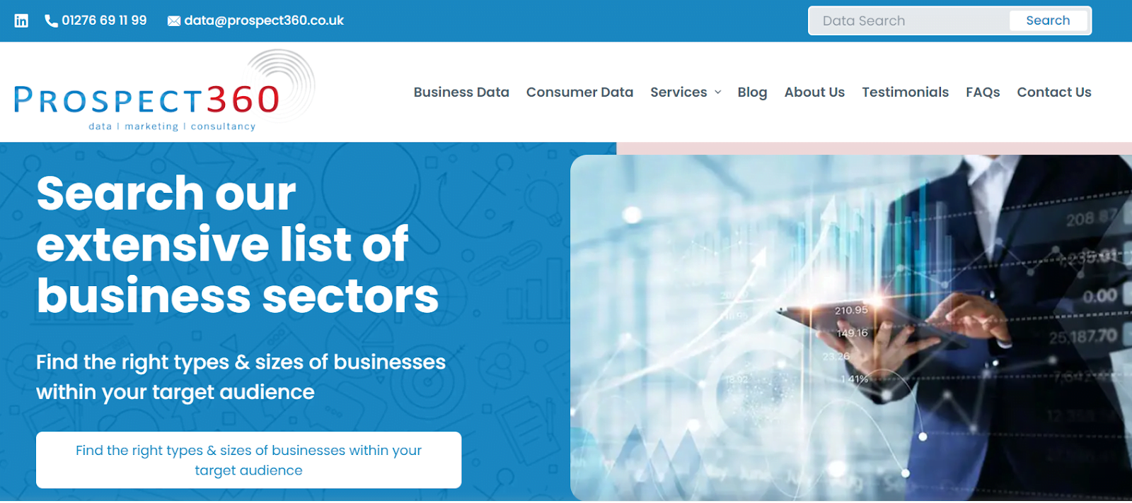 Top UK Business Database Providers:- Prospect360