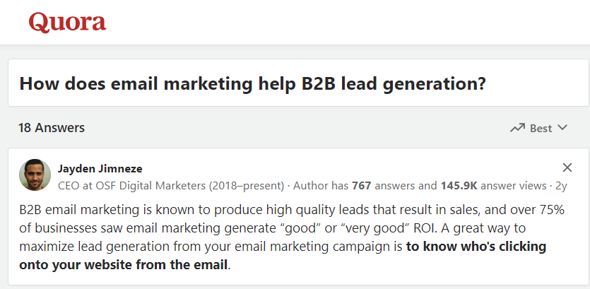 how to find a b2b lead generation firm