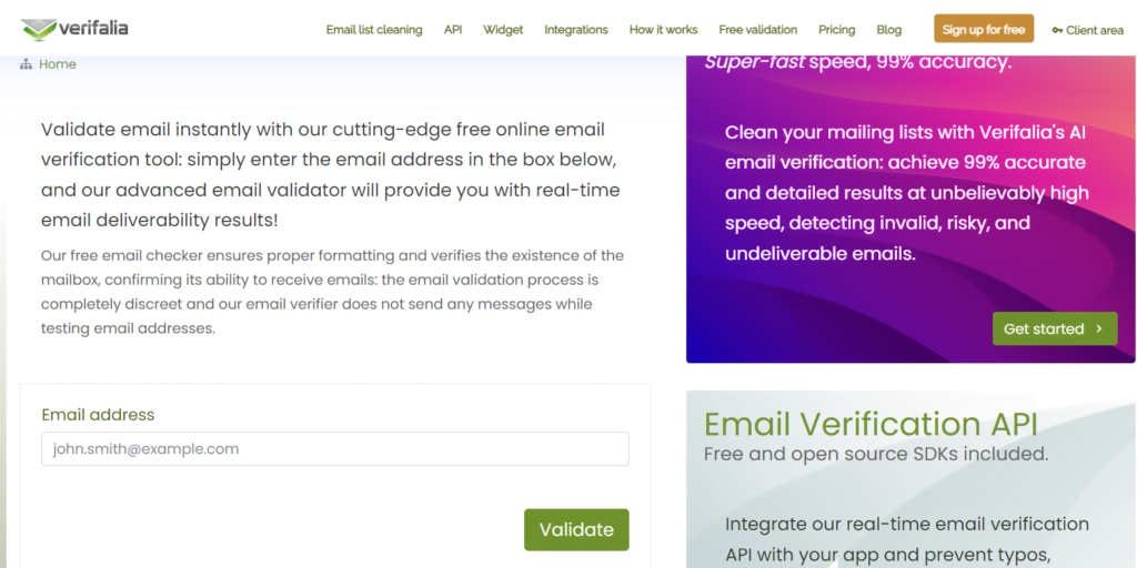 how can i verify an email address for free