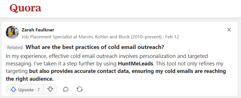 personalized email outreach