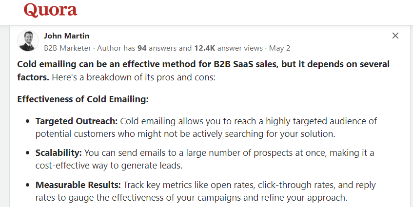 email for saas