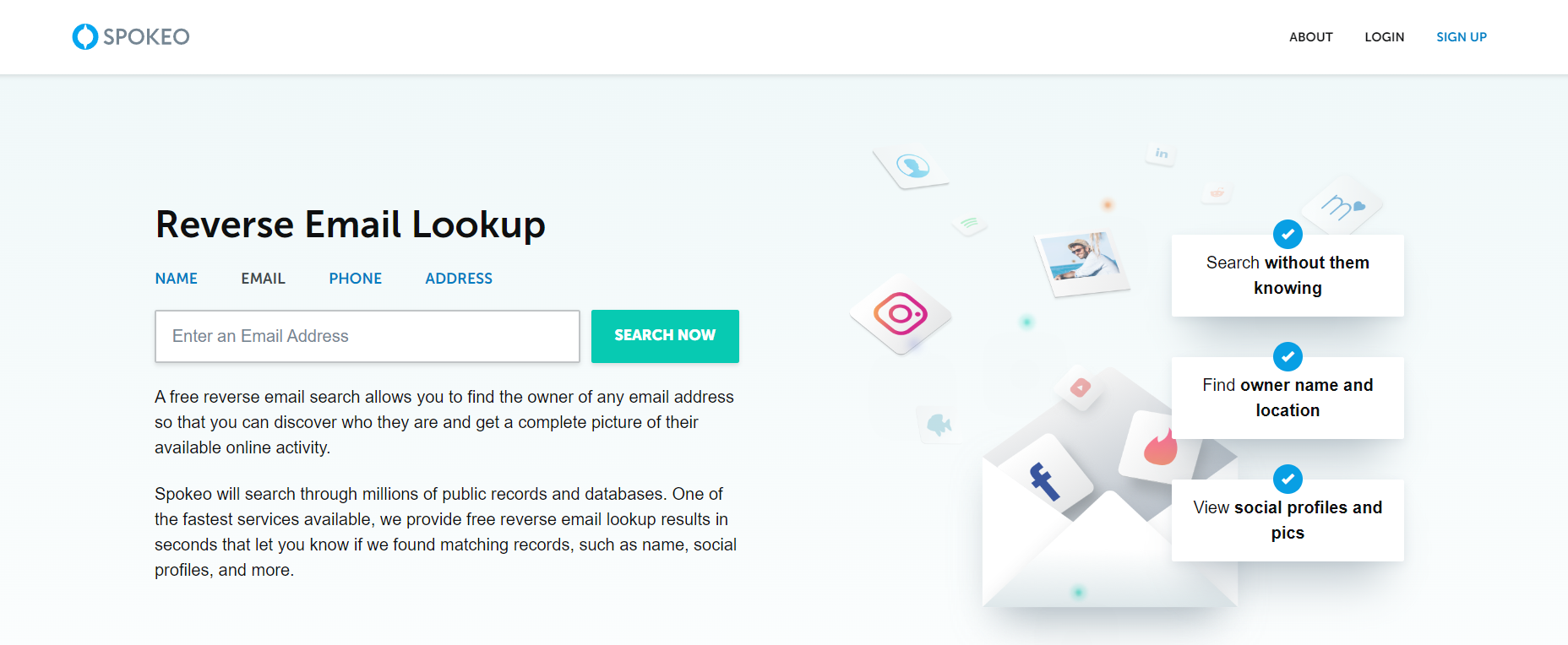 Best Reverse Email Lookup Tools: Spokeo