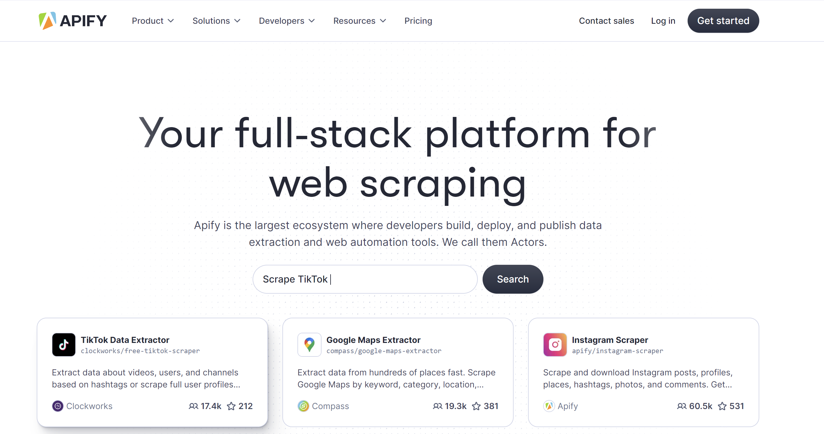 web scraping tool